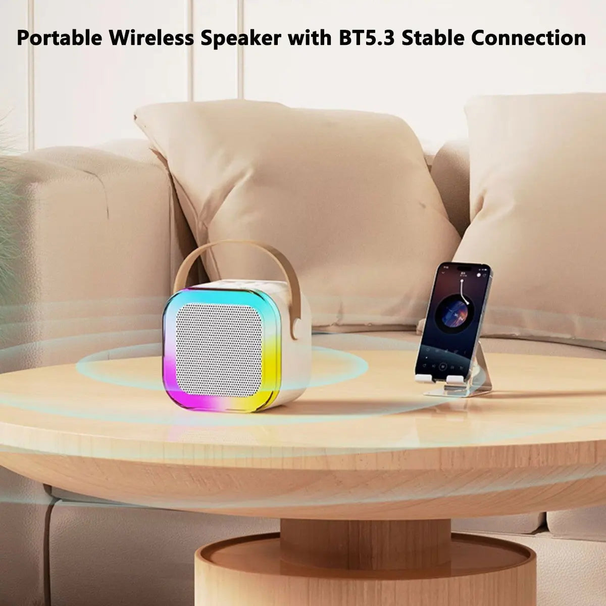 KaraGo Pro Mini Portable and Wireless Karaoke Machine